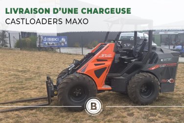 Retour sur la livraison d'une chargeuse Castloaders MAXO