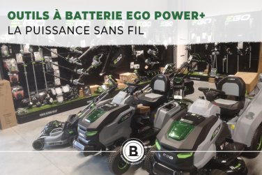 Préparez votre jardin avec les matériels à batterie EGO Power+