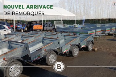 Arrivage de remorques routières Sentar et Lider en Vendée !