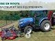 Mise en service d'un tracteur Iseki avec matériel entretien d'espaces verts Majar